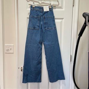 Zara Marine Straight Jeans US 0 NWT